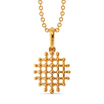Mesh Mystique Gold Pendants