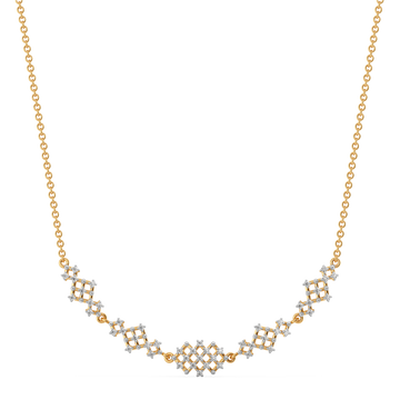 Mesh Match Diamond Necklaces