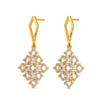 Not Just a Weave Diamond Earrings