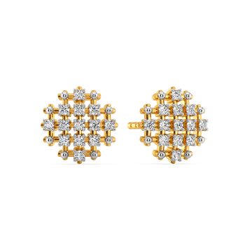 Not Just a Weave Diamond Earrings