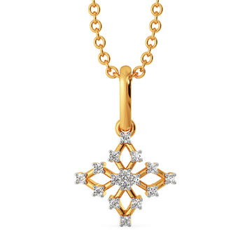 Lets Mesh It  Diamond Pendants