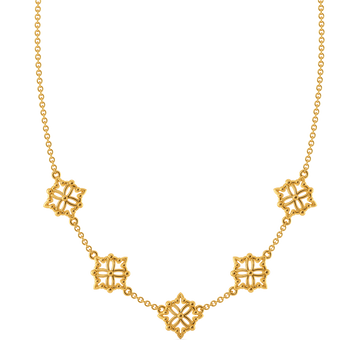 Mesh Magic  Gold Necklaces