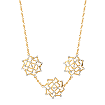 Hot Mesh Diamond Necklaces