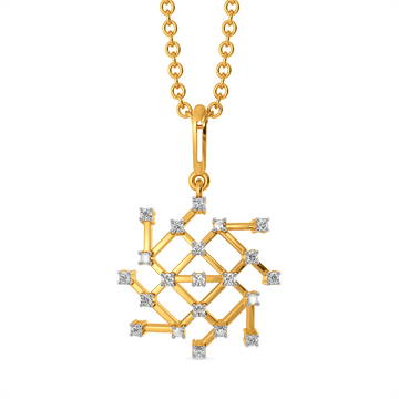 Hot Mesh Diamond Pendants