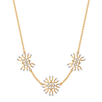 Fun with Mesh Diamond Necklaces