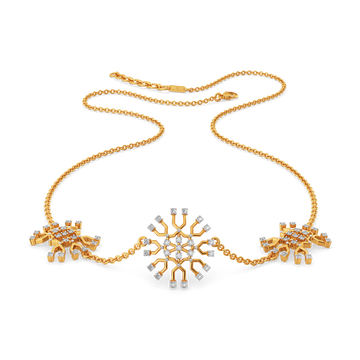 Fun with Mesh Diamond Necklaces