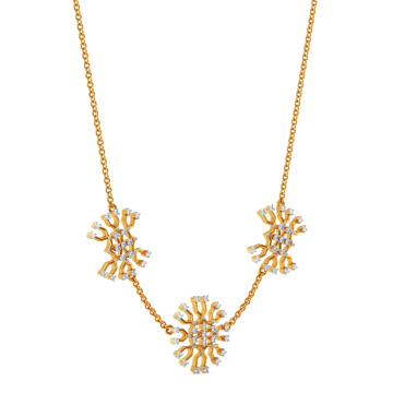 Fun with Mesh Diamond Necklaces