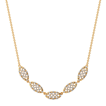 Just Meshing Around Diamond Necklaces