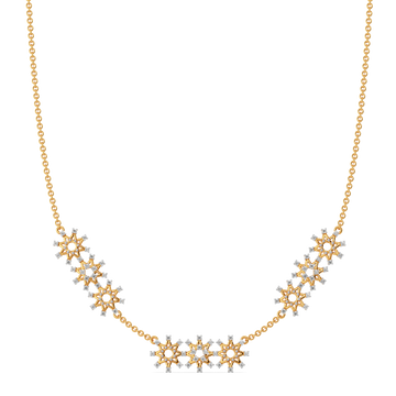 Mesh and Mingle Diamond Necklaces