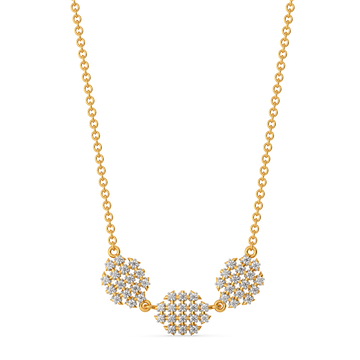 Mesh Vibes Only  Diamond Necklaces