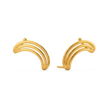 Extra Layer Gold Earrings
