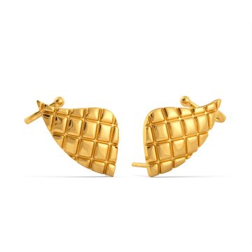 Sleek Slinks Gold Earrings
