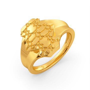 Hex Defence Gold Rings
