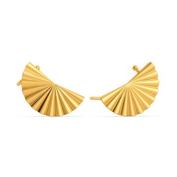 Derma Caz Gold Earrings