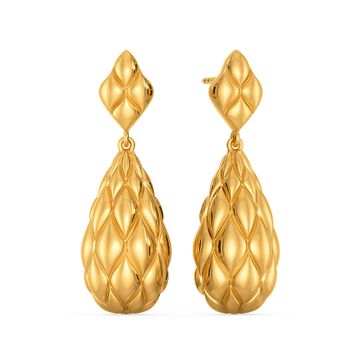 Skin Contours Gold Earrings