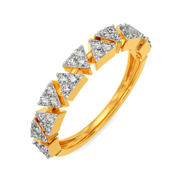 Modern Minimalist Diamond Rings