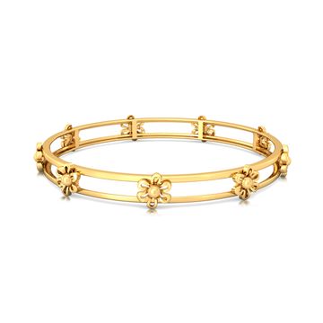 Flowers of Tiara Gold Bangles