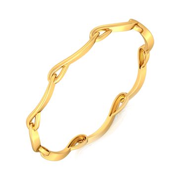 I Loop You Gold Bangles