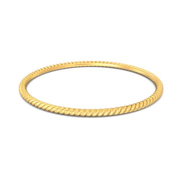Roping It In Gold Bangles