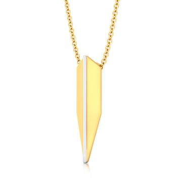 Polygon Shield Gold Pendants