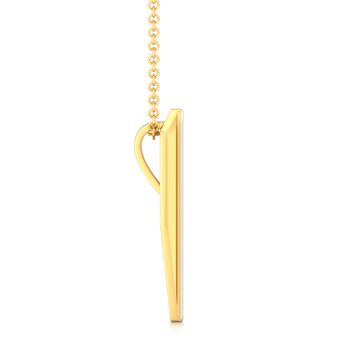 Polygon Shield Gold Pendants