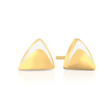 Modern Woman Gold Earrings