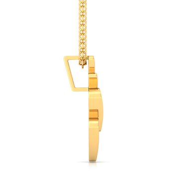 Minimalist Mod Gold Pendants