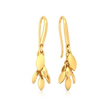 Floral Chimes Gold Earrings
