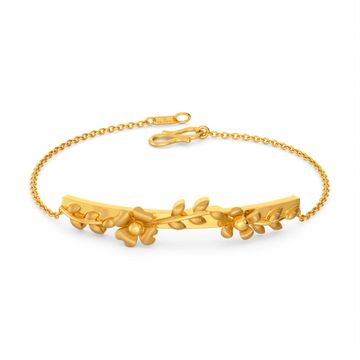 Floral Crown Gold Bracelets