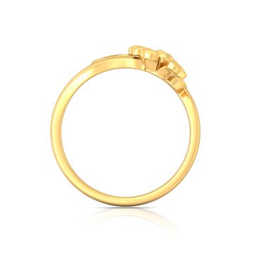 Floral Crown Gold Rings