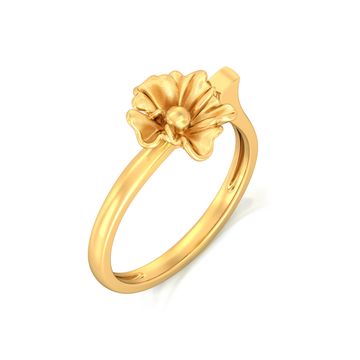 Urban Blossoms Gold Rings