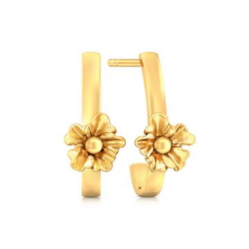 Urban Blossoms Gold Earrings