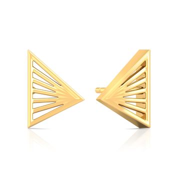 Prism Break Gold Earrings