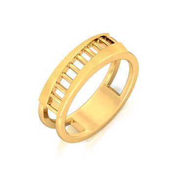 Style Ladder Gold Rings