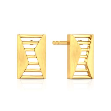 Style Ladder Gold Earrings