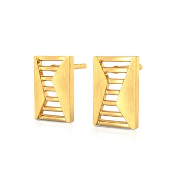 Style Ladder Gold Earrings