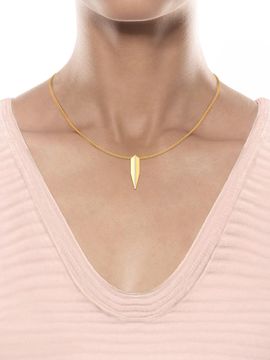 Polygon Shield Gold Pendants