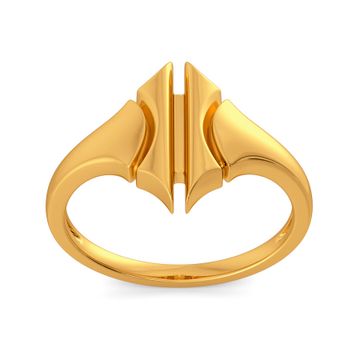 Crest O Shield Gold Rings