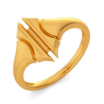 Crest O Shield Gold Rings