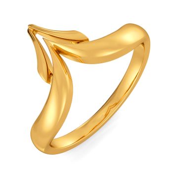 Boldly Feminine Gold Rings