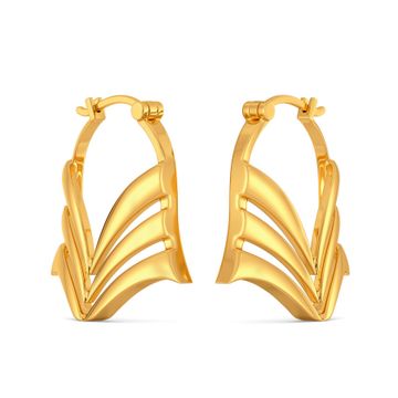 Armoured Victory Gold Earrings
