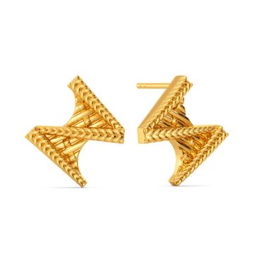 Knit Spirit Gold Earrings