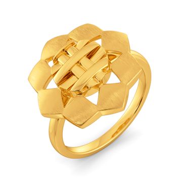Wicker Vibes Gold Rings