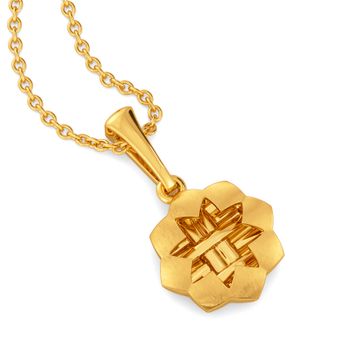 Wicker Vibes Gold Pendants