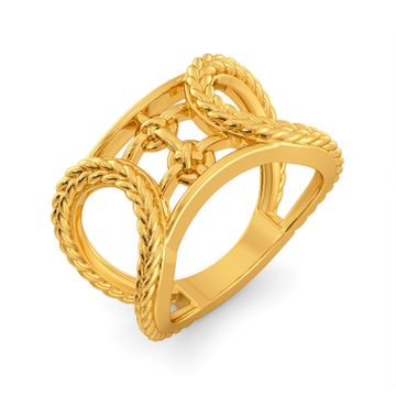 Forget Me Knot Gold Rings
