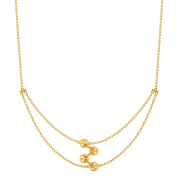 Forget Me Knot Gold Necklaces