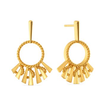 Practically Entwined Gold Earrings