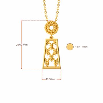 Parade O Braid Gold Pendants
