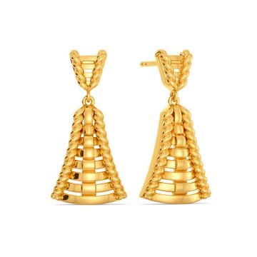 Twill N Chill Gold Earrings
