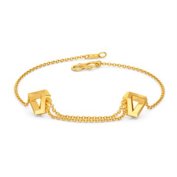 Binary Beauties Gold Bracelets